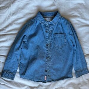 Zara Light Blue Denim Shirt
